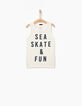 Boys’ Sea, Skate & Sun off-white vest top -2