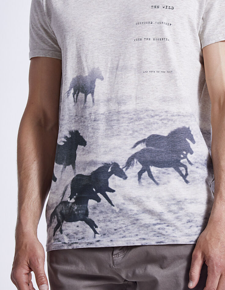 Tee-shirt wild "chevauchée sauvage" Homme-4