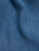 Weites, azurblaues Damenkleid aus Lyocell&reg;-8