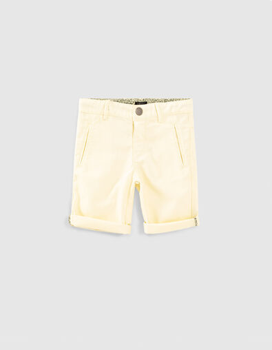 Boys' lemon Bermudas  - IKKS