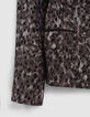 Women’s grey recycled leopard rock print jacket-2