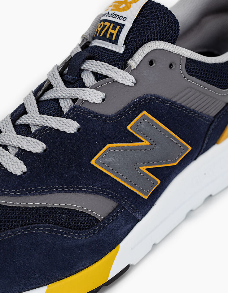 Tennis NEW BALANCE bleu et jaune Homme-5