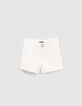 Shorts slim blancos tiro alto niña-1