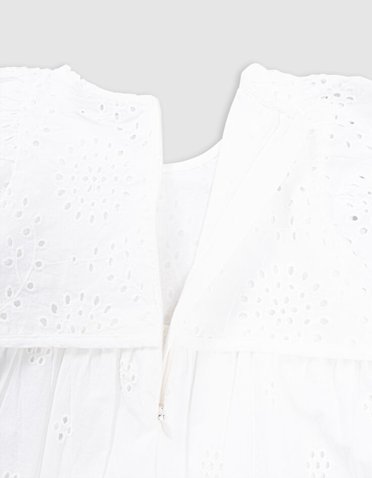 Blouse blanche broderie anglaise fille-7