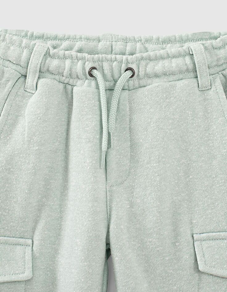 Aqua battle-bermuda in sweatstof jongens -2 Aqua battle-bermuda in sweatstof jongens -2