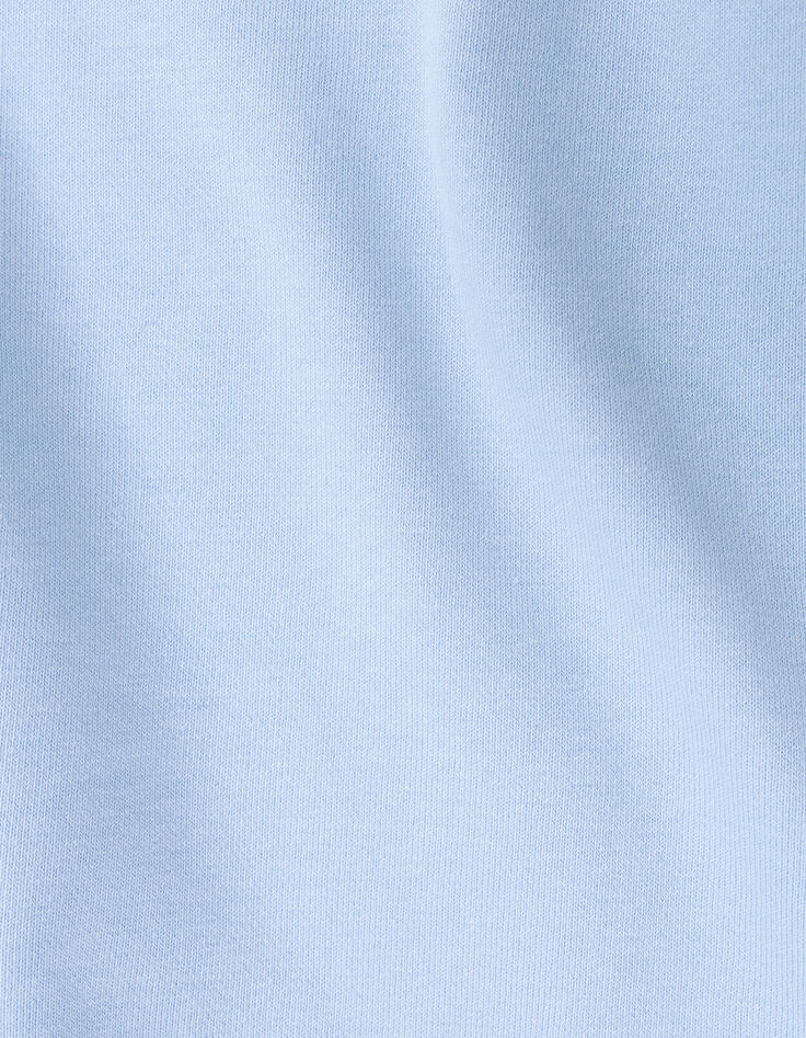 Sweat bleu flocage gomme ondes marines garçon-10
