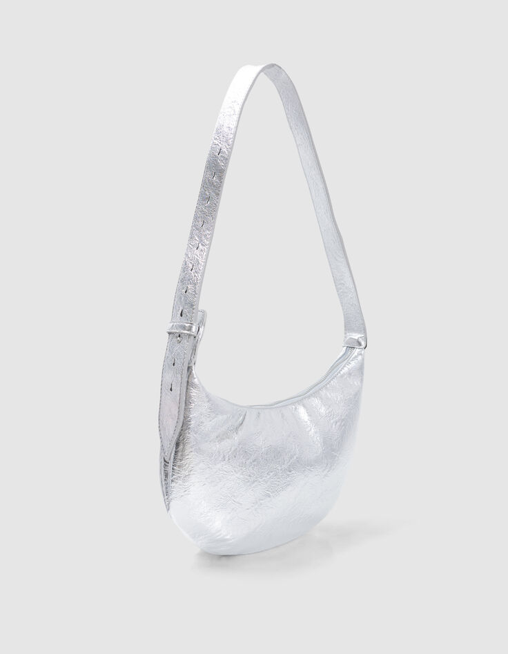 Bananentas in zilver Dames-4