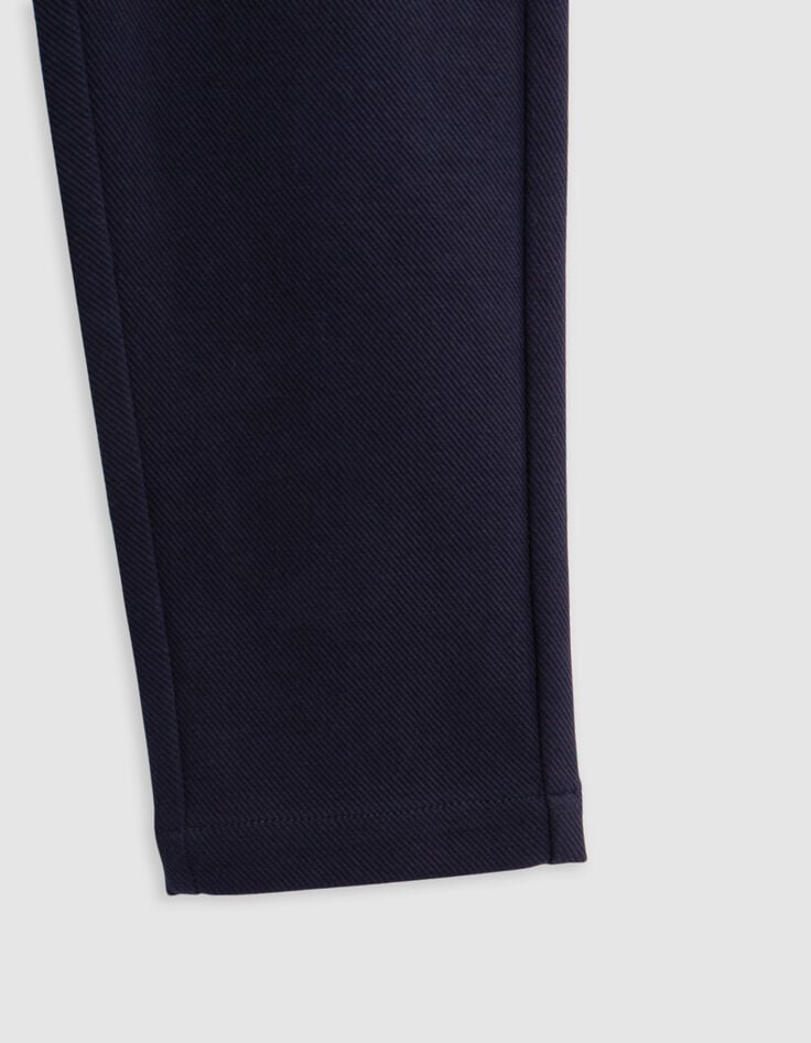 Pantalón de chándal de punto azul marino Ottoman de niño-4