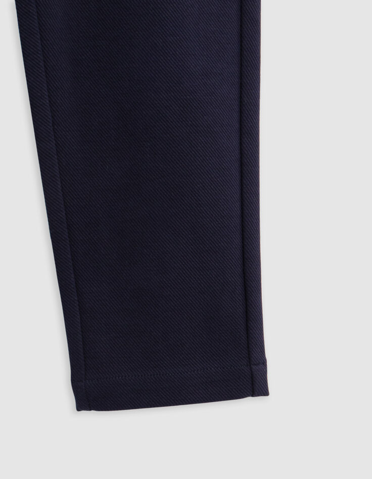 Pantalón de chándal de punto azul marino Ottoman de niño-4 Pantalón de chándal de punto azul marino Ottoman de niño-4