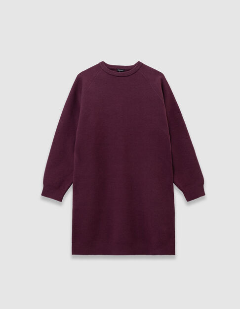 Bordeaux tricot jurk-trui meisjes - IKKS