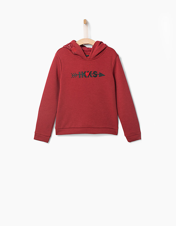 Rode sweater voor meisjes - IKKS