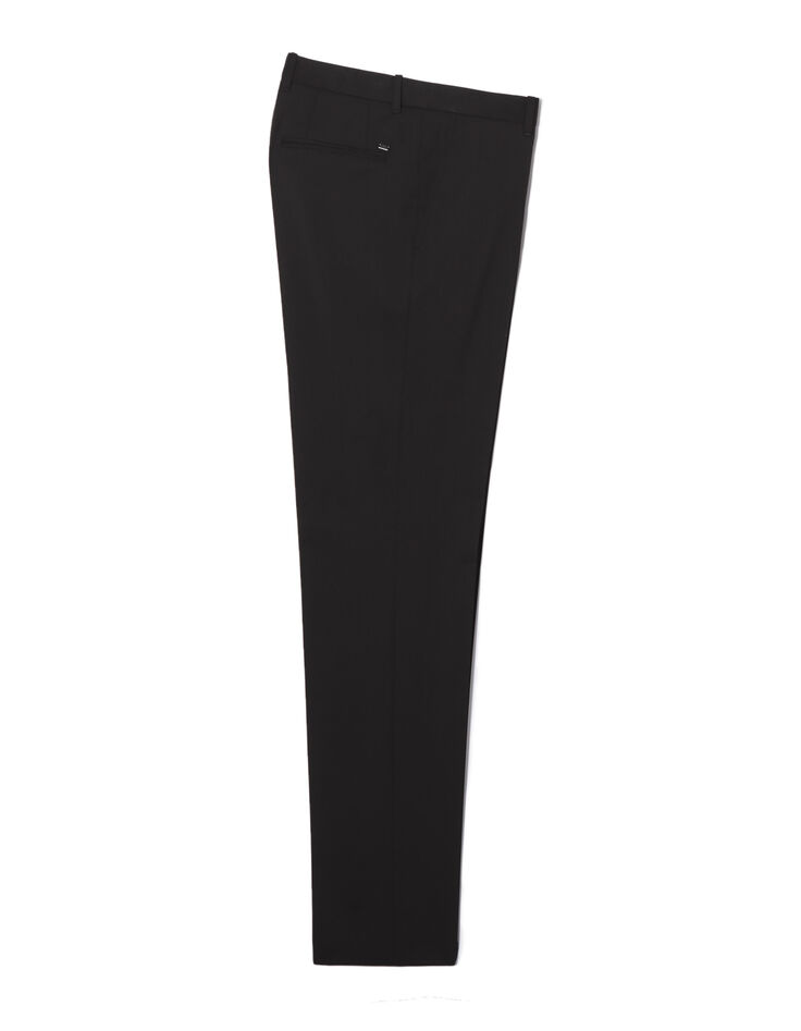 Men's slim black trousers-6