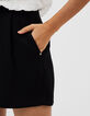 Combi short noir et blanc bi matière I.Code-6