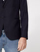 Veste de costume marine à fines rayures Homme-6