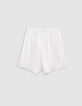 Shorts crudos encaje bohemio niña-4