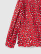 Blusa roja corazones mini me niña-7