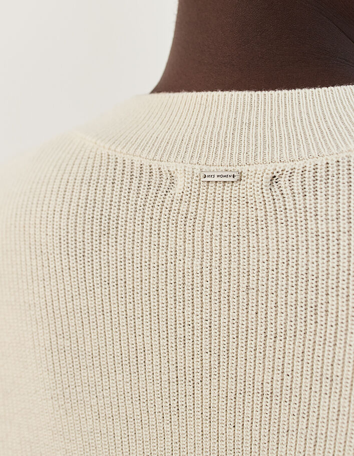 Women’s sailor sweater with studded epaulets - IKKS
