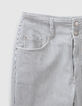 Vaquero slouchy blanco roto rayas finas Mujer-7