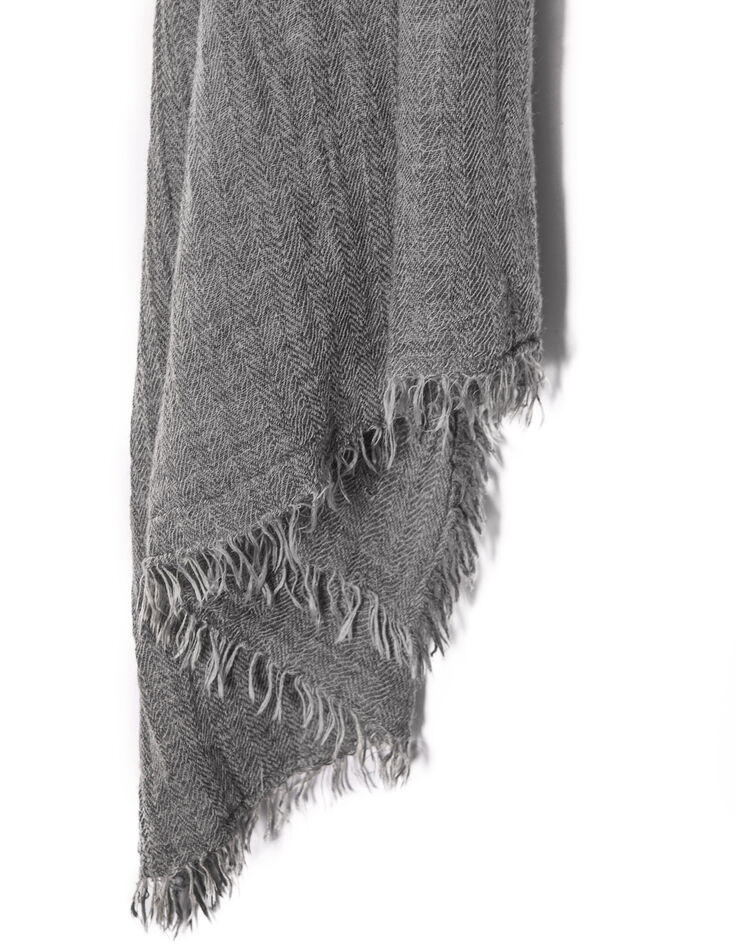 Men's grey scarf-2