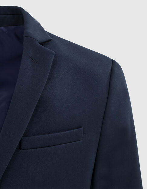 Men's navy Interlock suit jacket