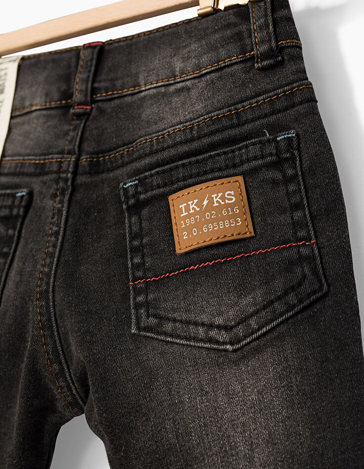 Baby boys' black jeans-5