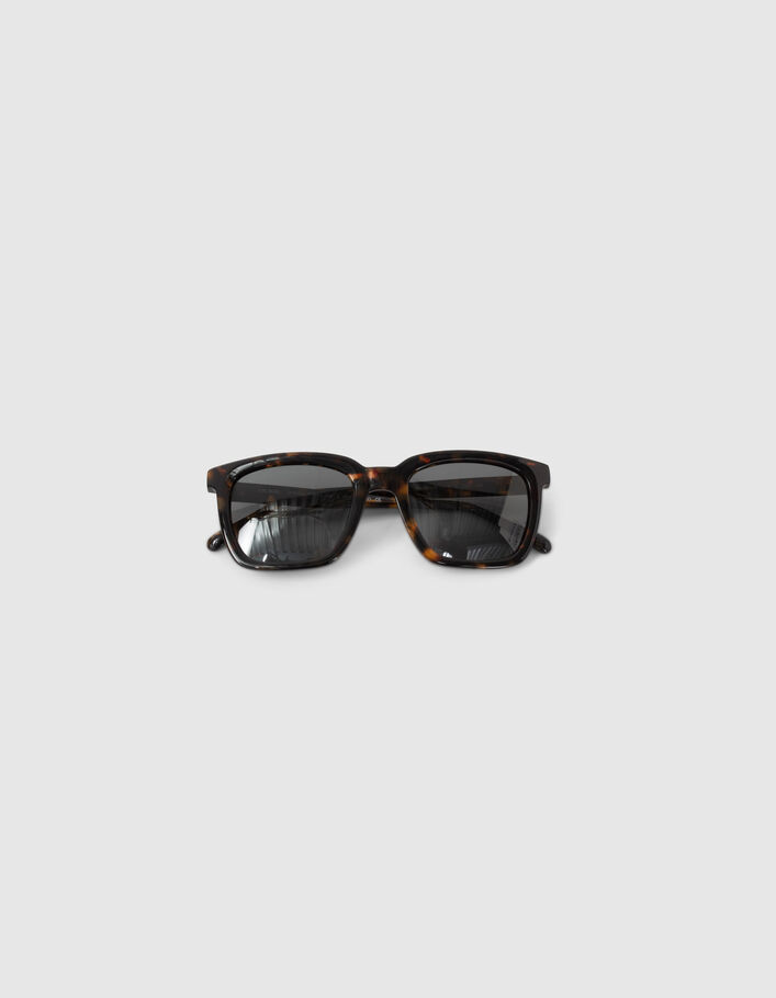 Men’s tortoiseshell rectangular sunglasses - IKKS