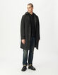 Schwarzer 2-in-1-Parka für Herren-1
