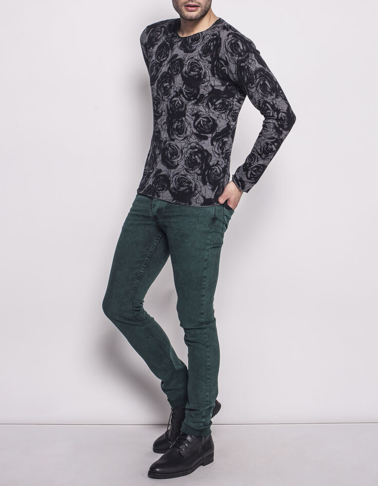Pull imprimé homme-1