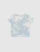 Baby boys’ tie-dye sandals image organic cotton T-shirt-2