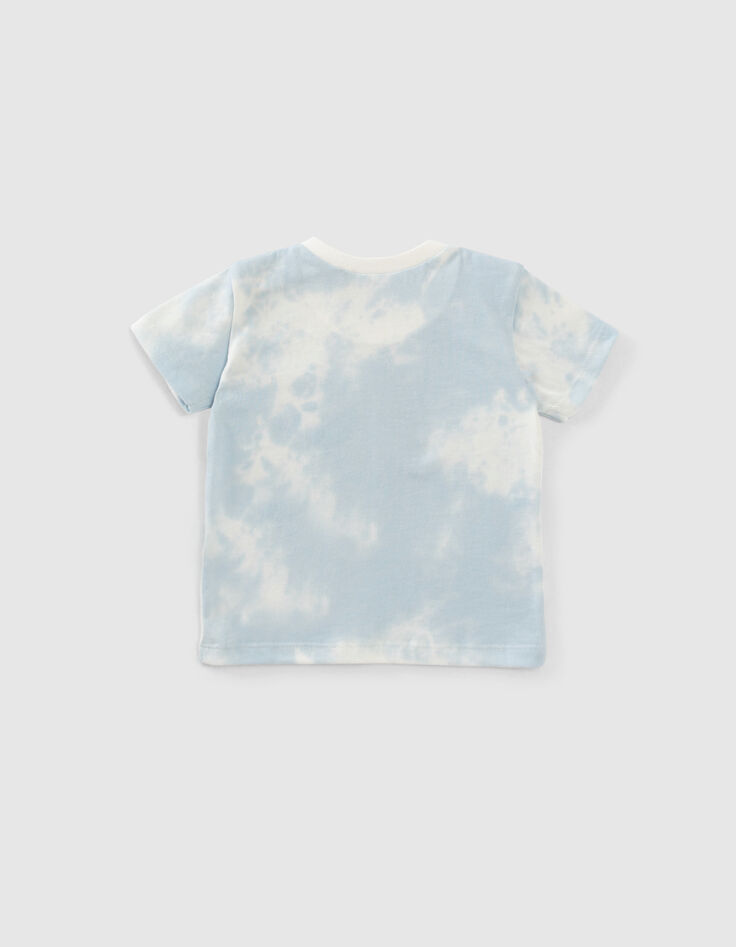 Baby boys’ tie-dye sandals image organic cotton T-shirt-2