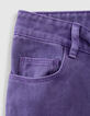 Vaqueros wide leg violetas reciclados niña-6