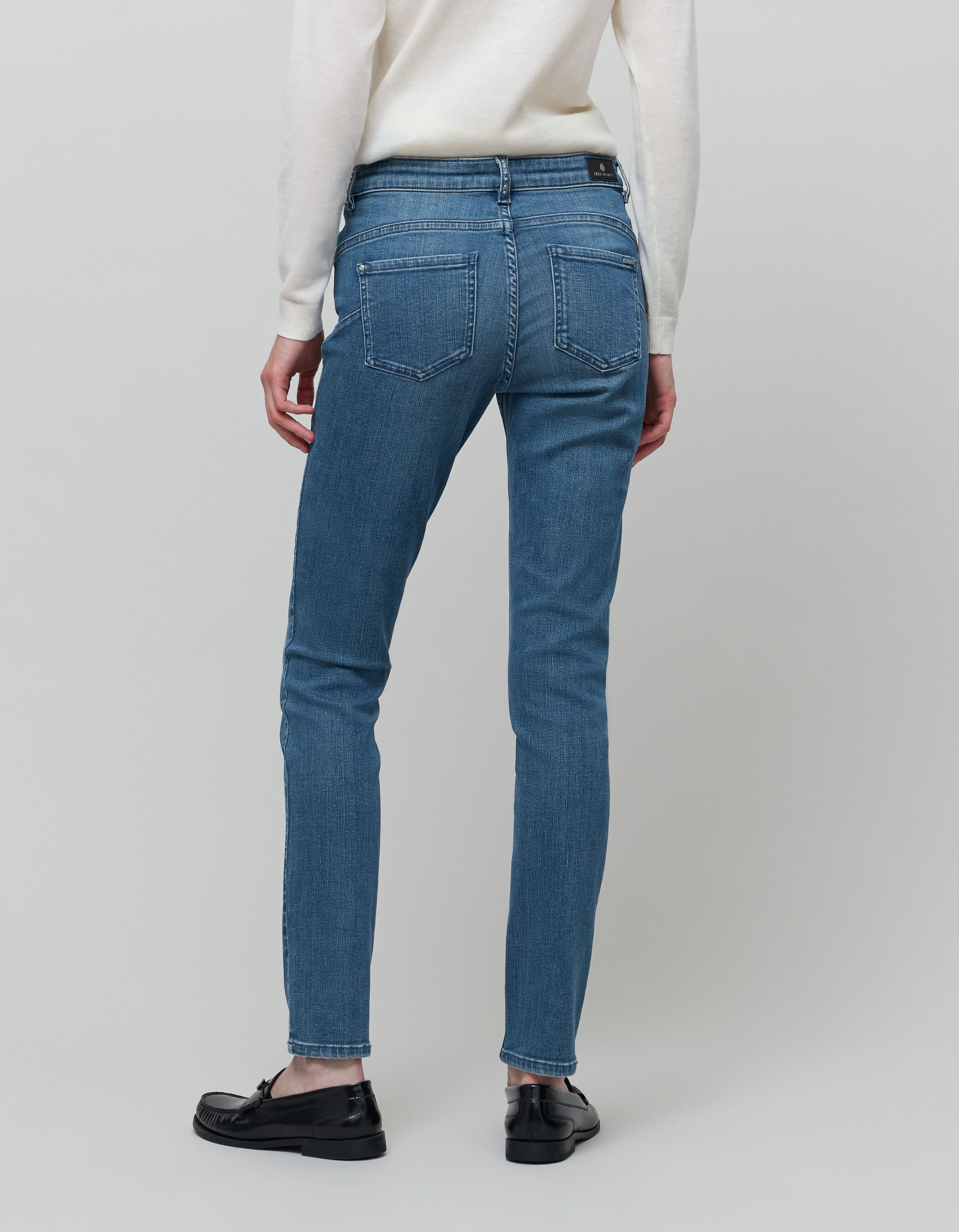 purestblue2059_Mページ Square cross denim shirt blue for Men | Sandro Paris