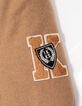 Beige wollen jas met kap dufflecoatstijl jongens-9