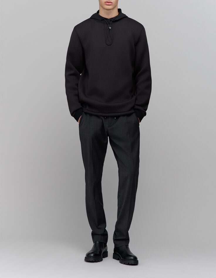 Sudadera con capucha de neopreno negro EASY CARE Homme-4