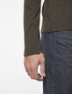 Tee-shirt kaki homme-4