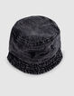 Grijze bobjeanshoed met borduursels jongens-7