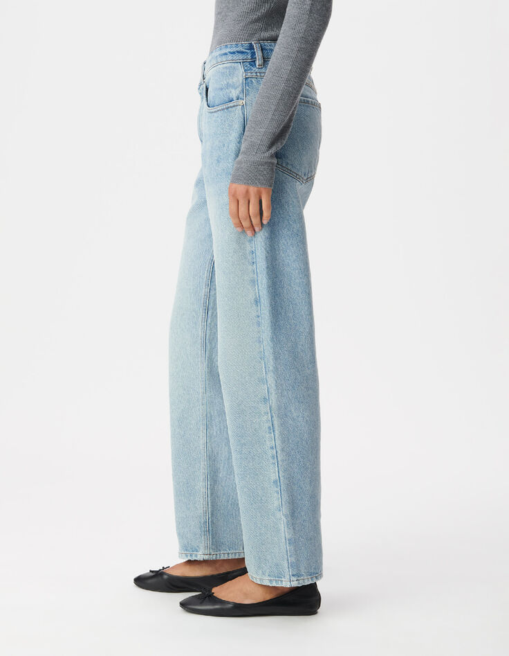 Jean droit bleu 7/8e Anders Femme-5