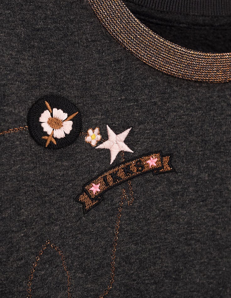 Sudadera bordada niña-5 Sudadera bordada niña-5