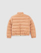 Girls’ dusty pink/ecru recycled reversible jacket-4