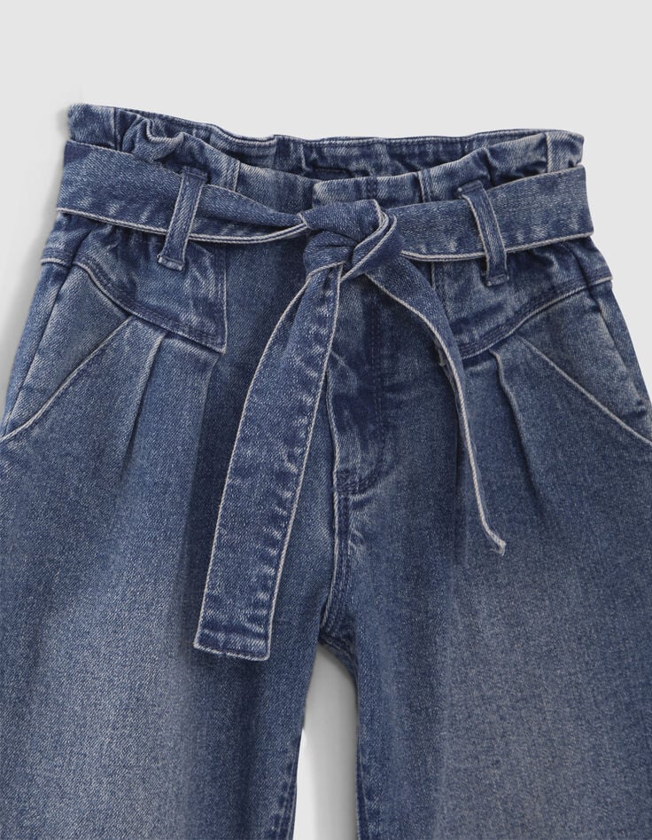 Girls’ blue Waterless BALLOON jeans-3