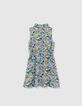 Girls’ lilac XL print mini me dress-2