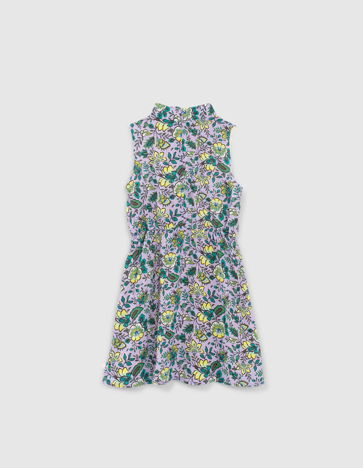 Girls’ lilac XL print mini me dress-2