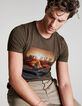 Tee-shirt bronze brodé Believe Homme-1