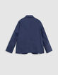 Veste de costume cérémonie marine garçon-4