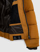 Chaqueta acolchada ocre con capucha y bolsillos ni&ntilde;o-7