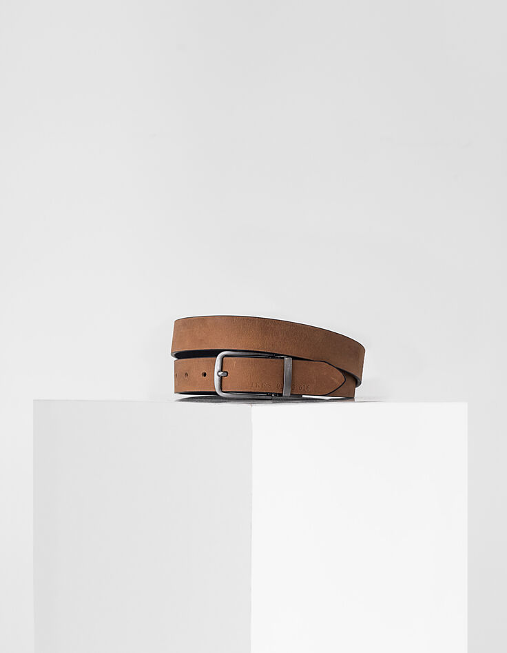 Cinturón reversible de cuero para Hombre-1