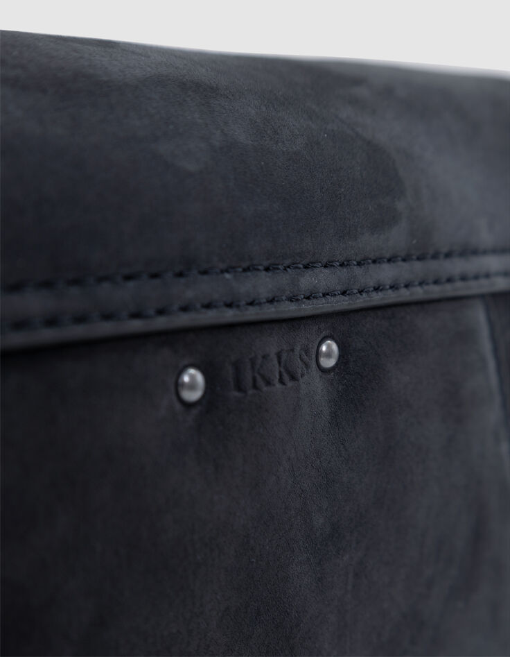 Sac cabas 1440 Escort gris cuir nubuck Femme-4