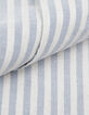 Normaal herenoverhemd blauw gestreept lange mouwen-8