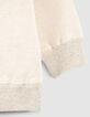 Jungen-Sweatshirt creme, Skelett-/Turnschuhabbildung-4