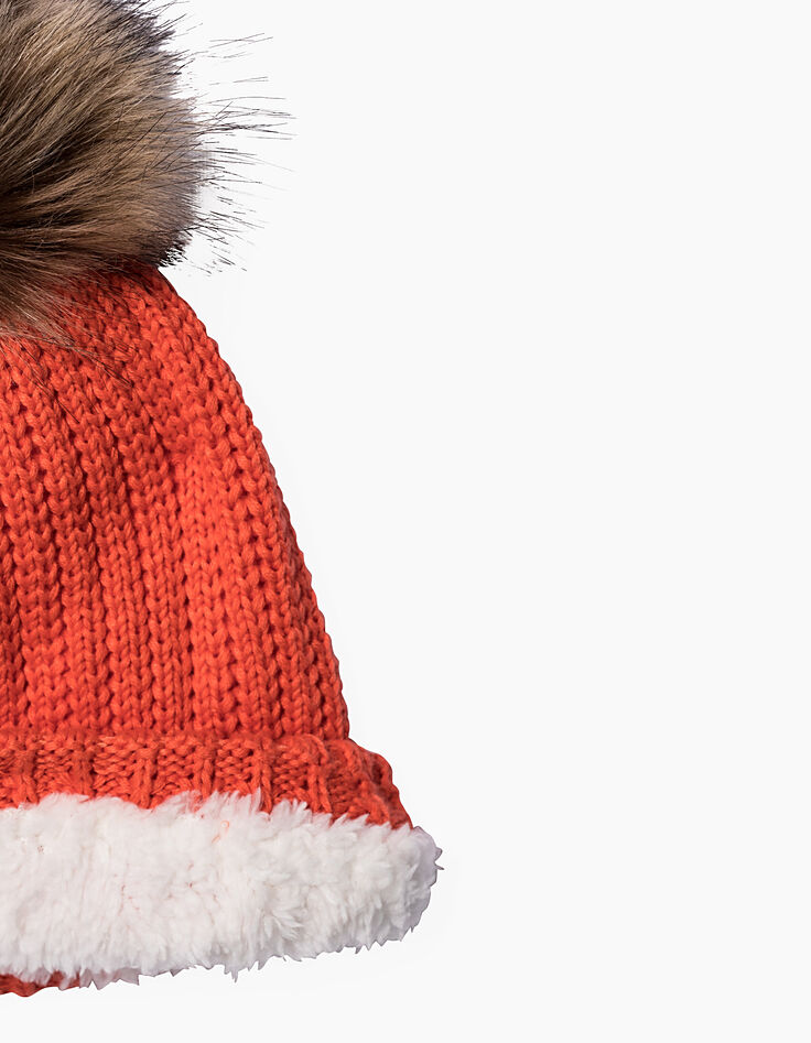 Baby boys’ orange beanie -2